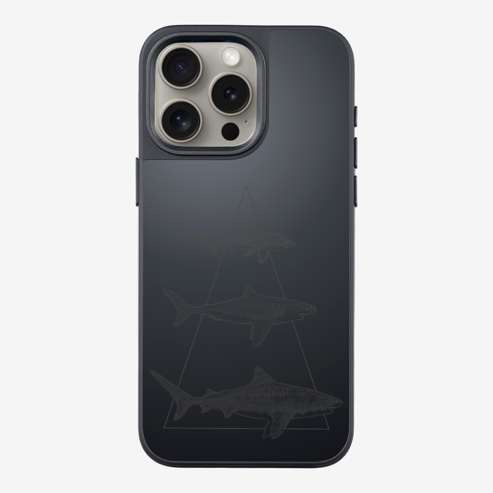 Illustration of Sharks Phone Case