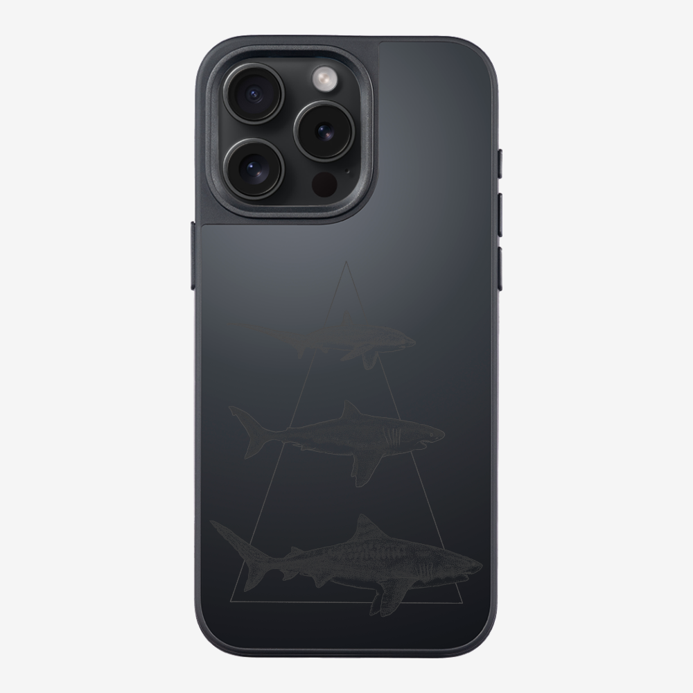 Illustration of Sharks Phone Case