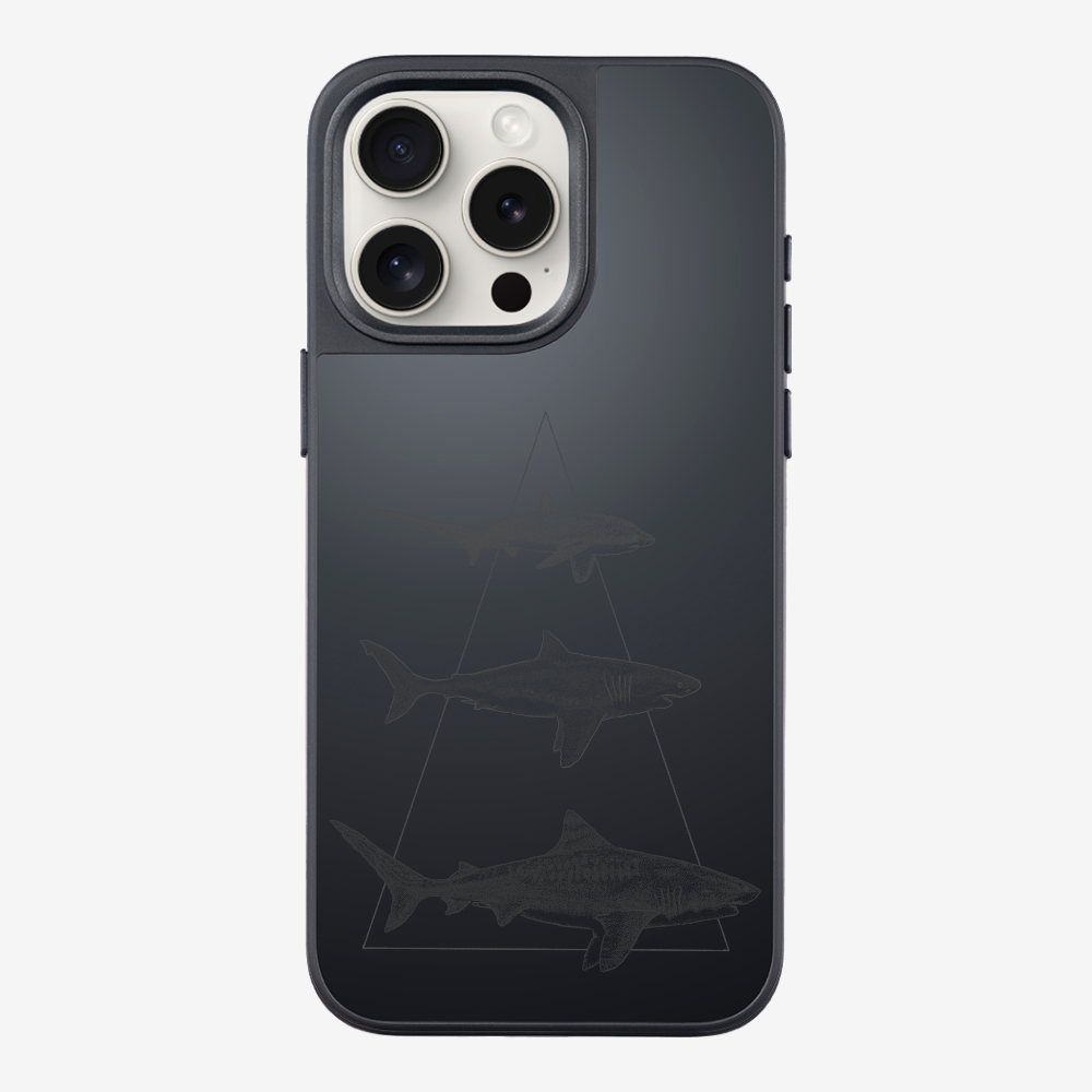 Illustration of Sharks Phone Case