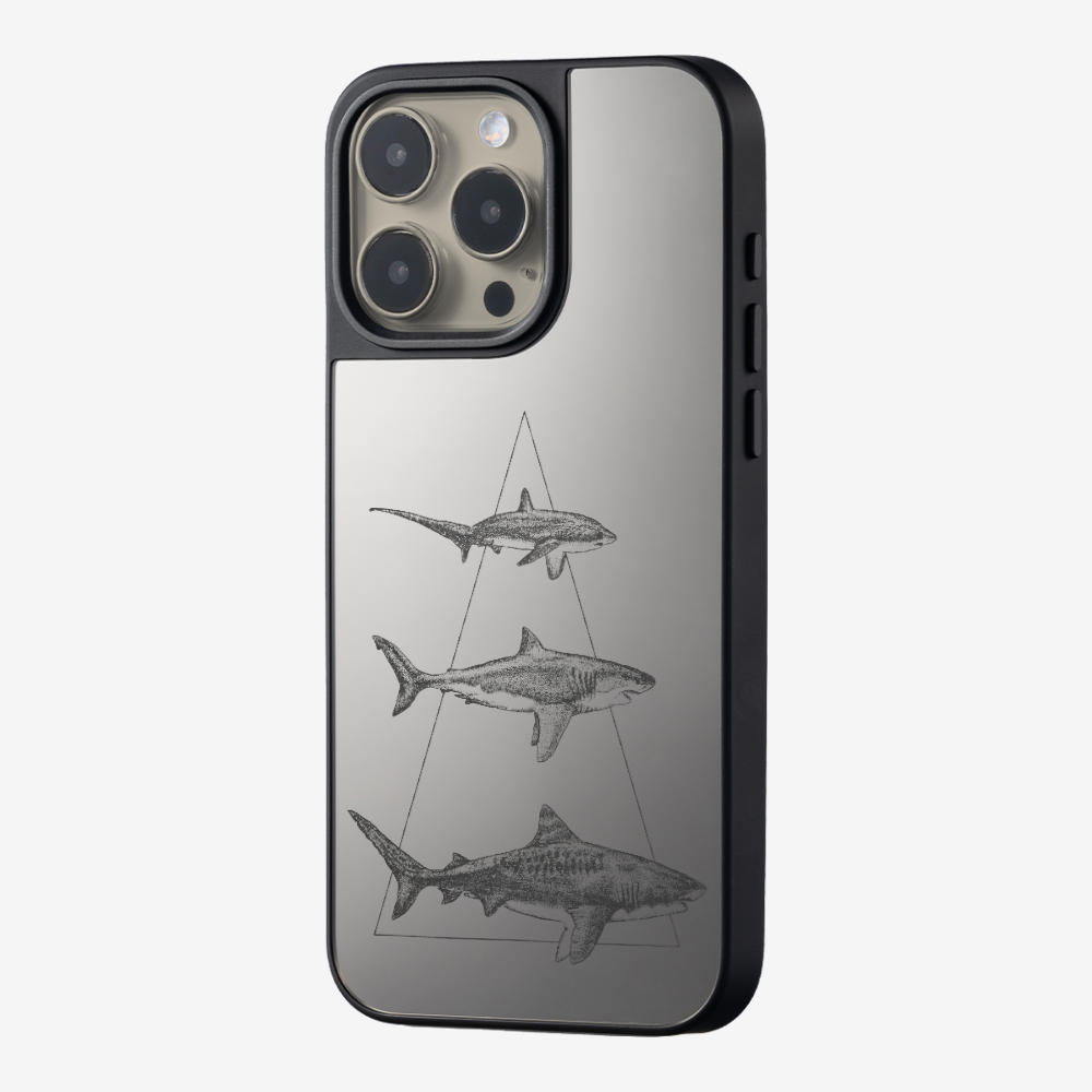 Illustration of Sharks Phone Case