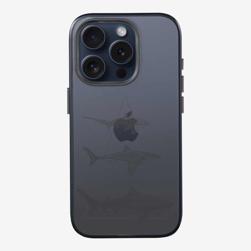 Illustration of Sharks Phone Case