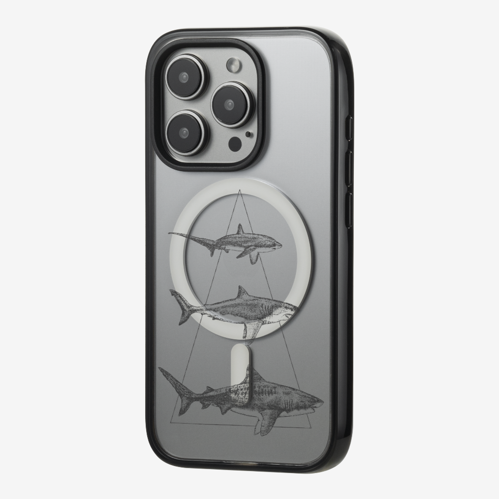 Illustration of Sharks Phone Case