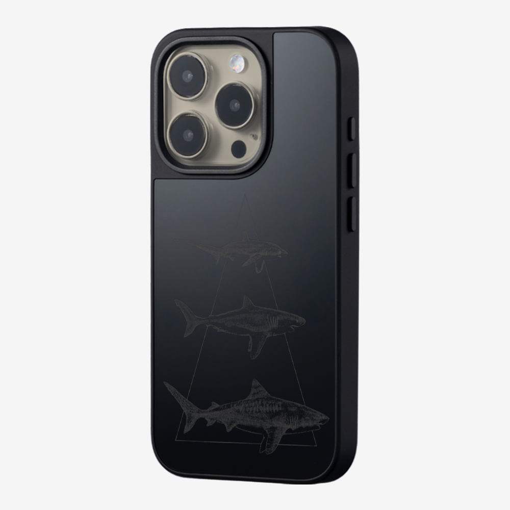 Illustration of Sharks Phone Case