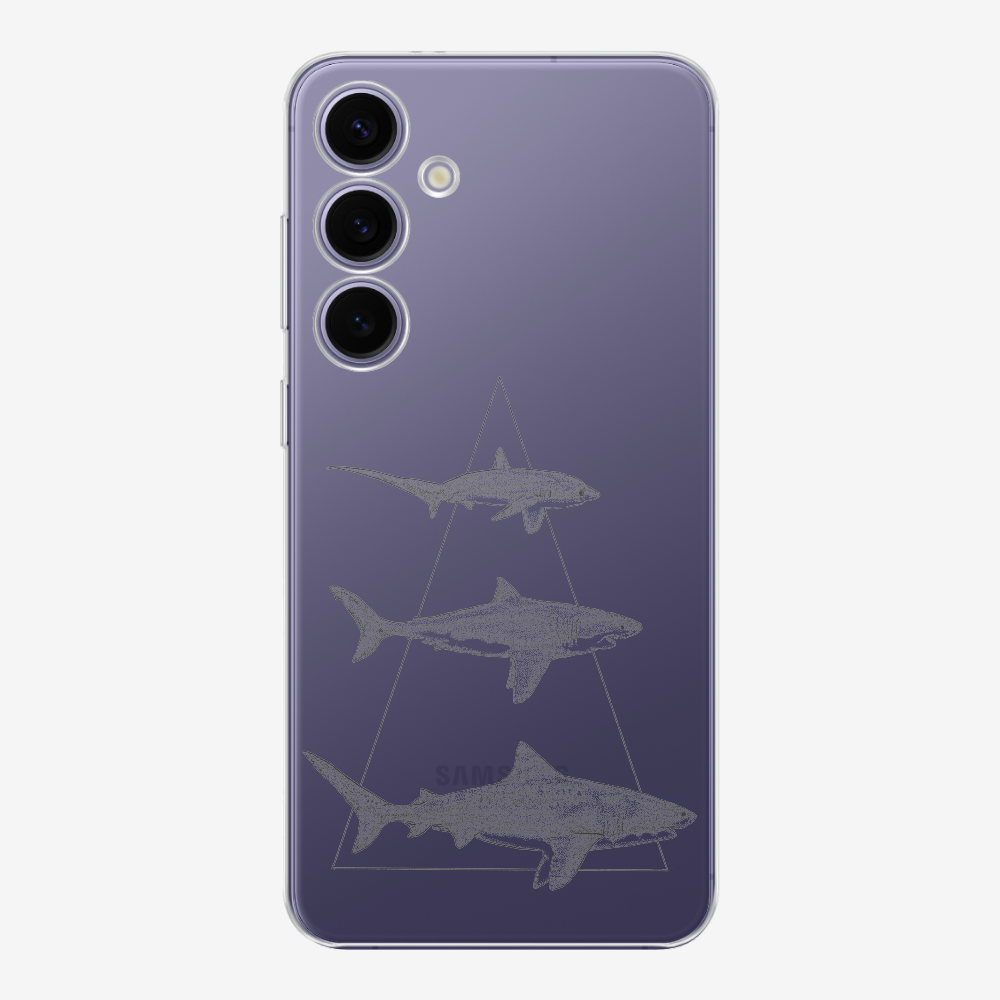 Illustration of Sharks Phone Case