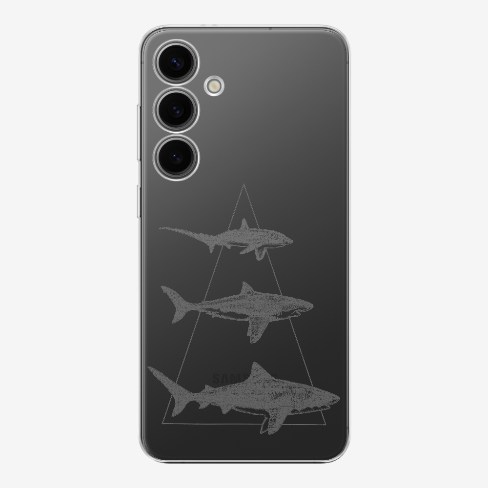 Illustration of Sharks Phone Case