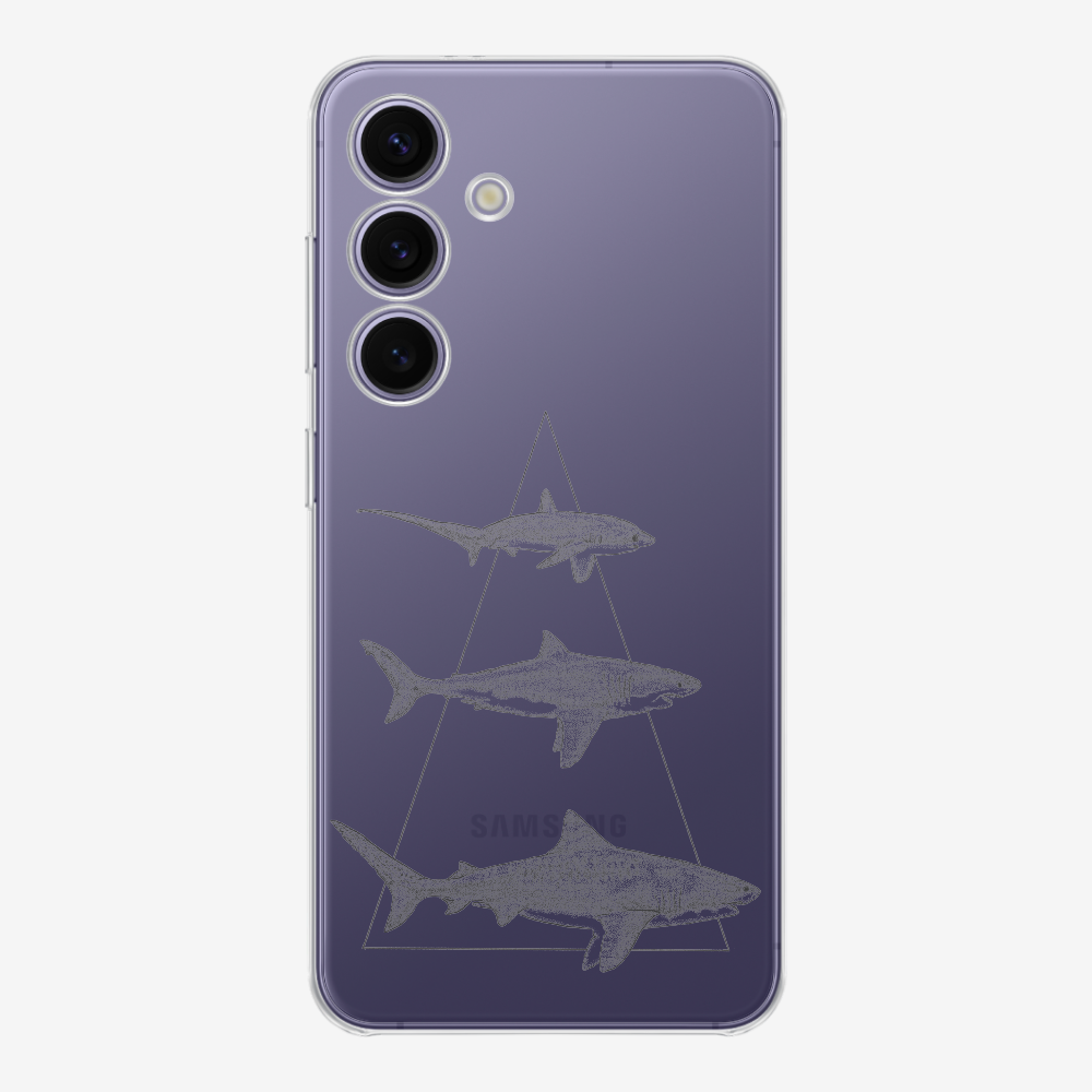 Illustration of Sharks Phone Case