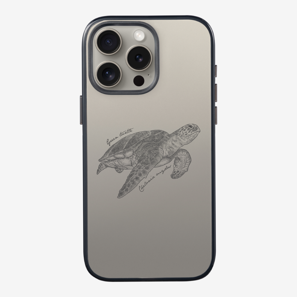 Green Turtle (Chelonia mydas) Phone Case