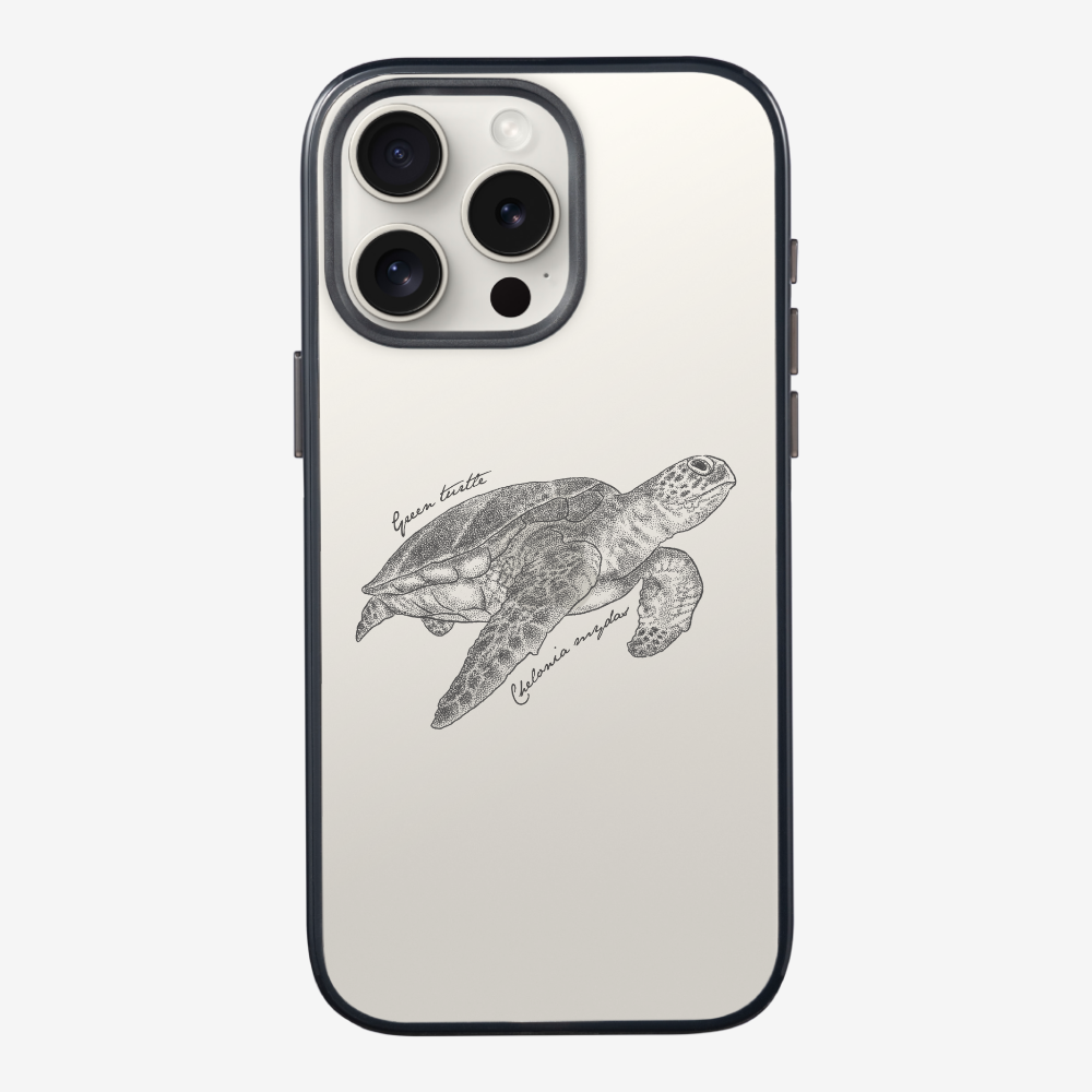 Green Turtle (Chelonia mydas) Phone Case