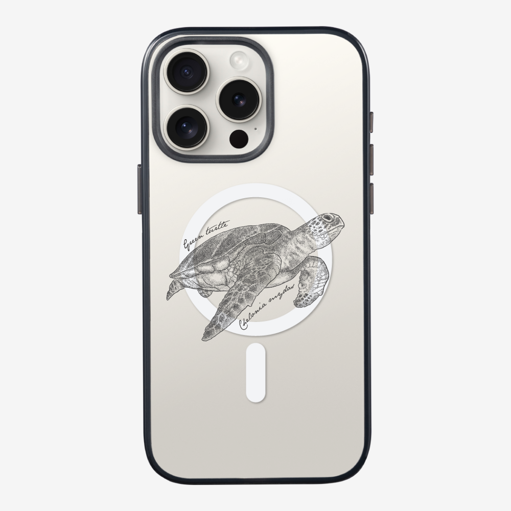 Green Turtle (Chelonia mydas) Phone Case