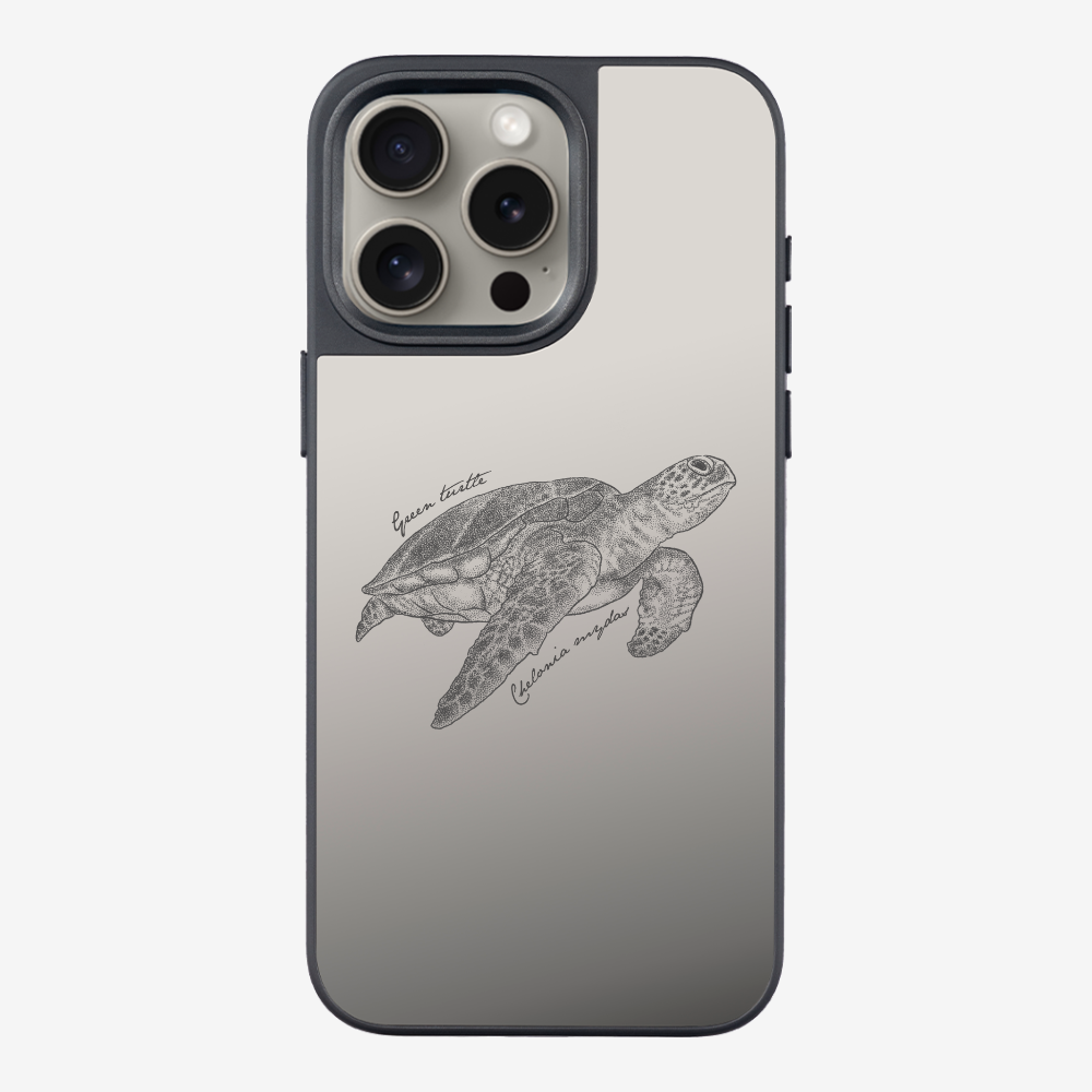 Green Turtle (Chelonia mydas) Phone Case