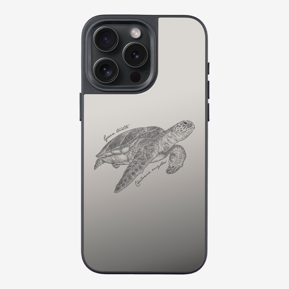 Green Turtle (Chelonia mydas) Phone Case