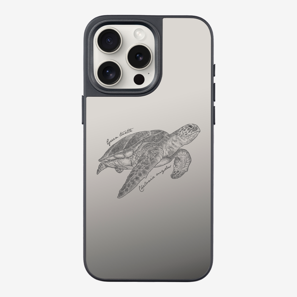 Green Turtle (Chelonia mydas) Phone Case