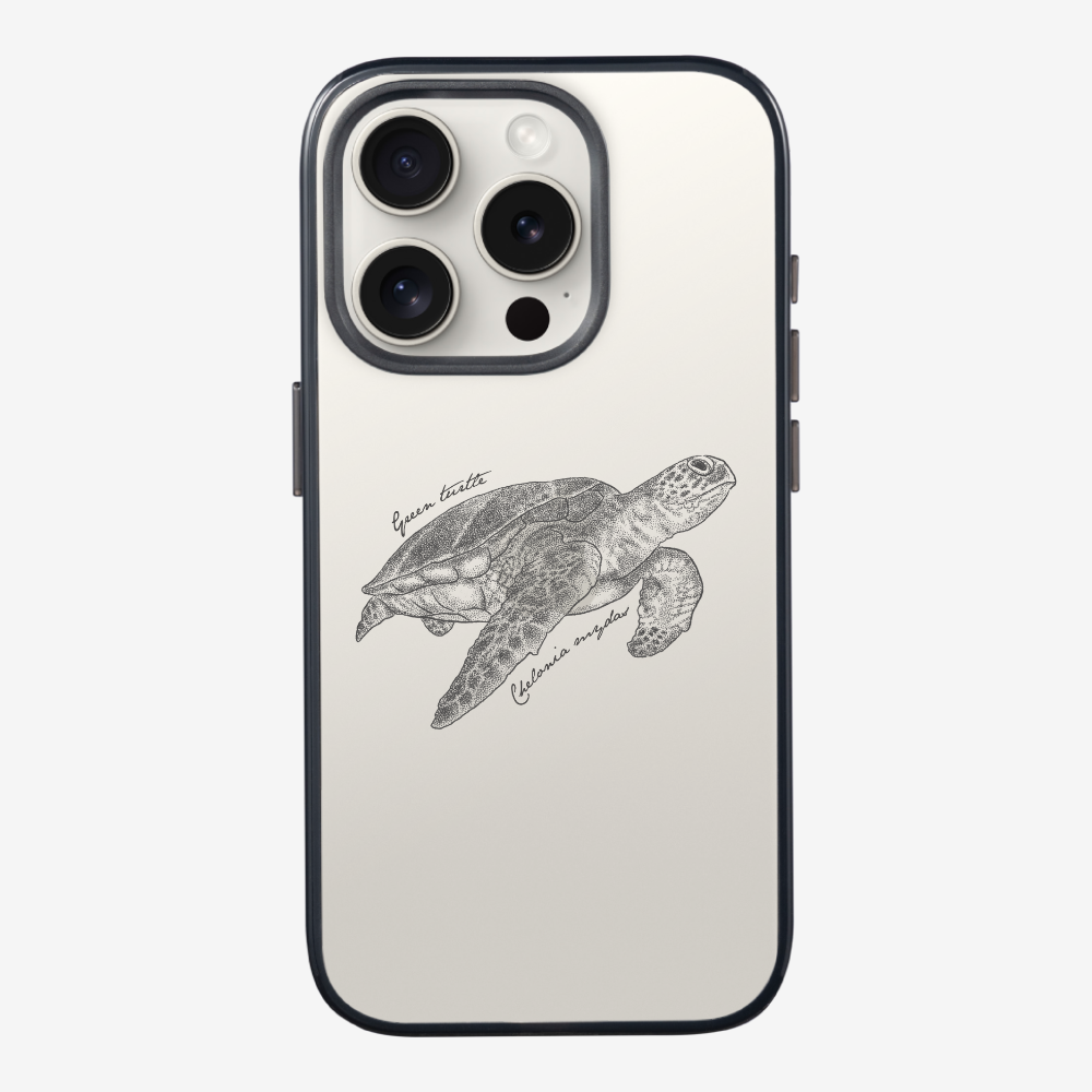 Green Turtle (Chelonia mydas) Phone Case