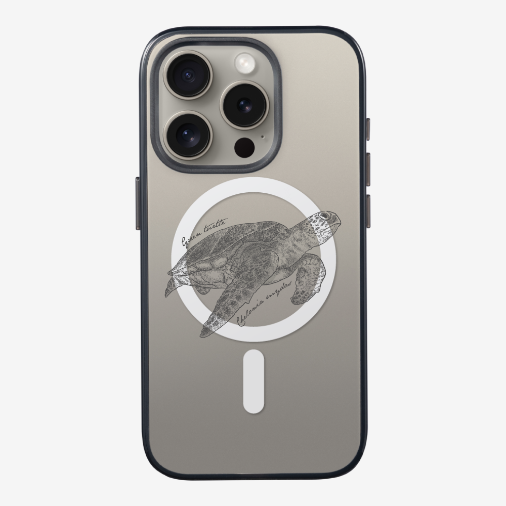 Green Turtle (Chelonia mydas) Phone Case