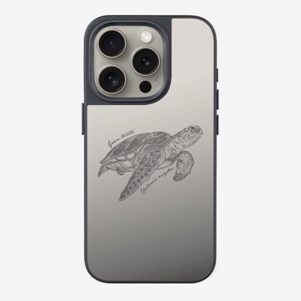 Green Turtle (Chelonia mydas) Phone Case