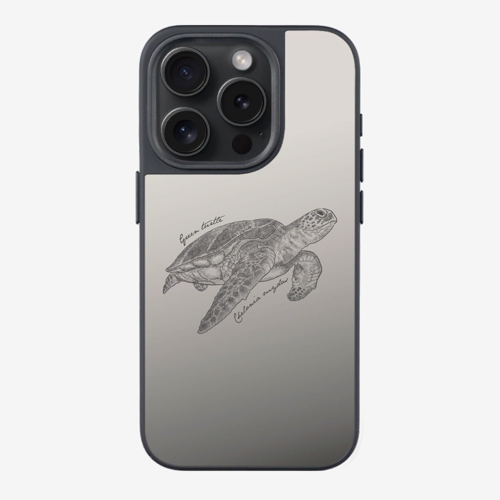 Green Turtle (Chelonia mydas) Phone Case