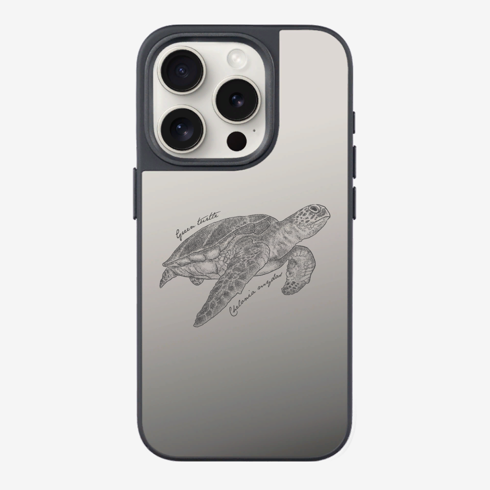 Green Turtle (Chelonia mydas) Phone Case