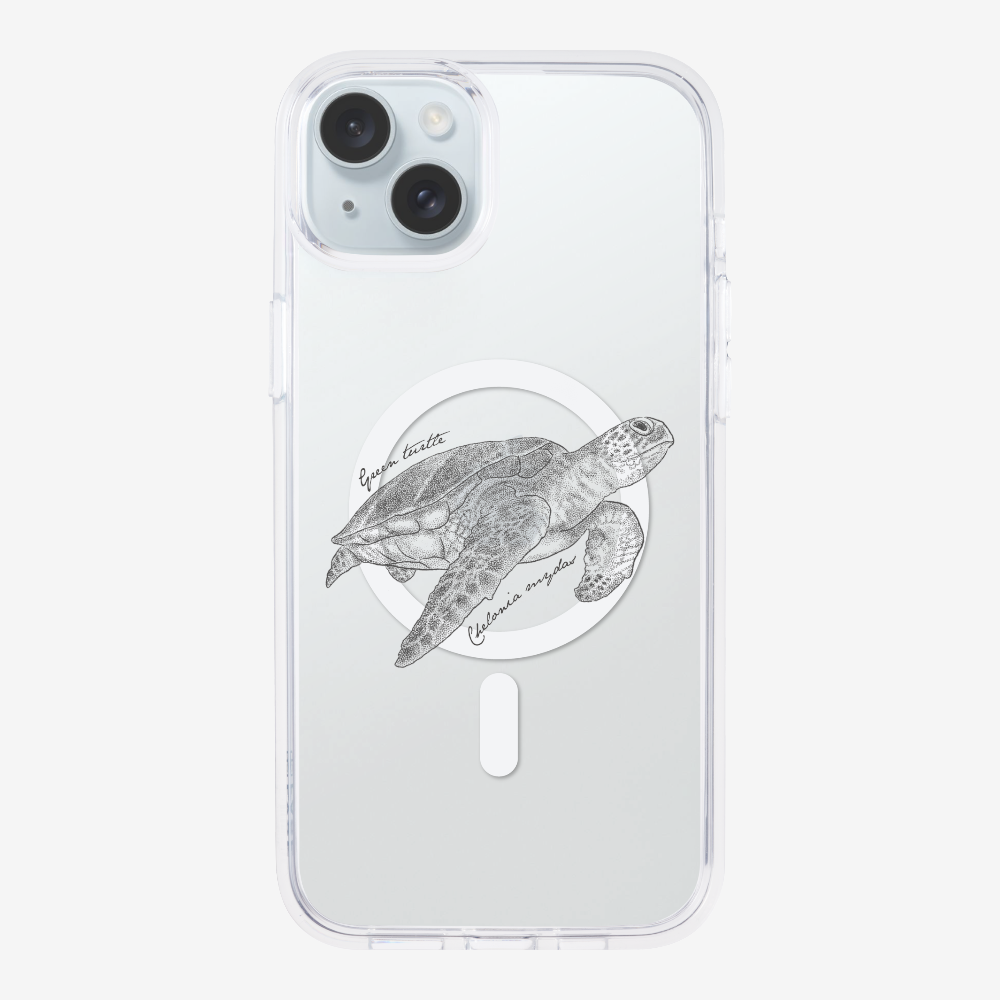 Green Turtle (Chelonia mydas) Phone Case