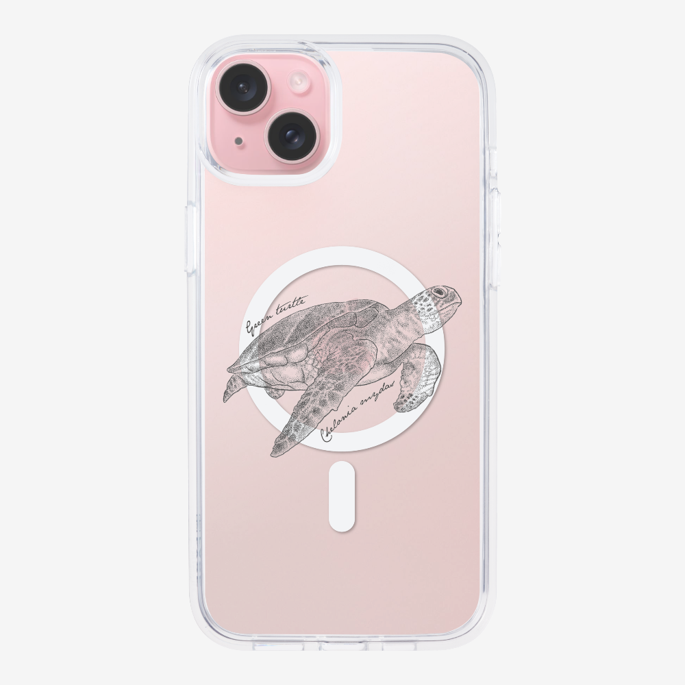 Green Turtle (Chelonia mydas) Phone Case