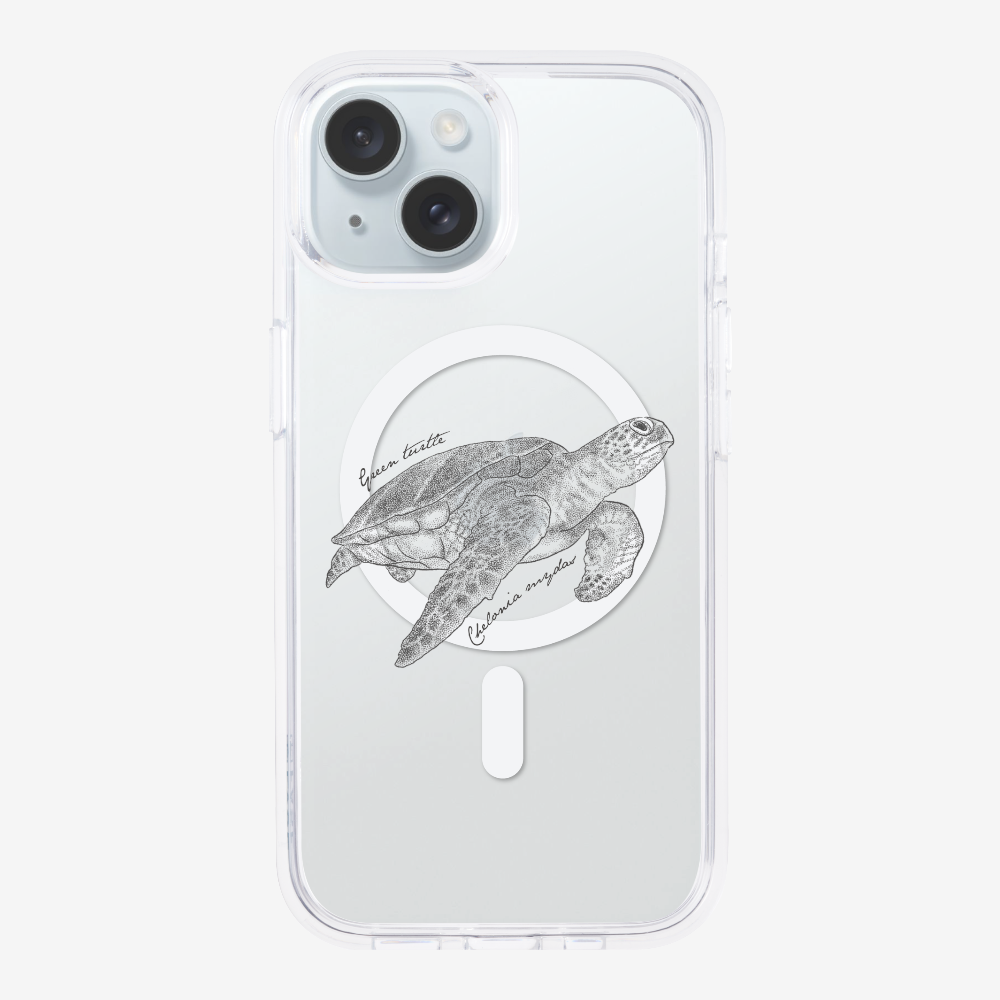 Green Turtle (Chelonia mydas) Phone Case