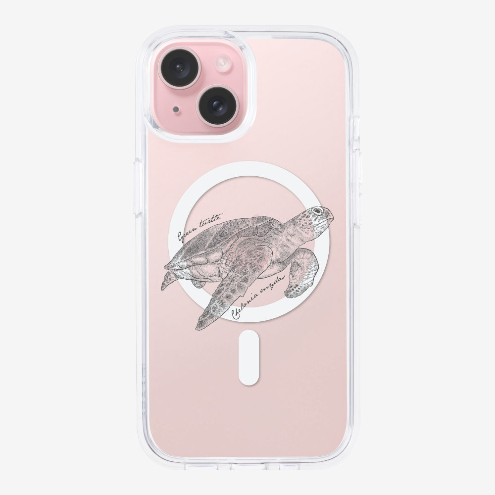 Green Turtle (Chelonia mydas) Phone Case