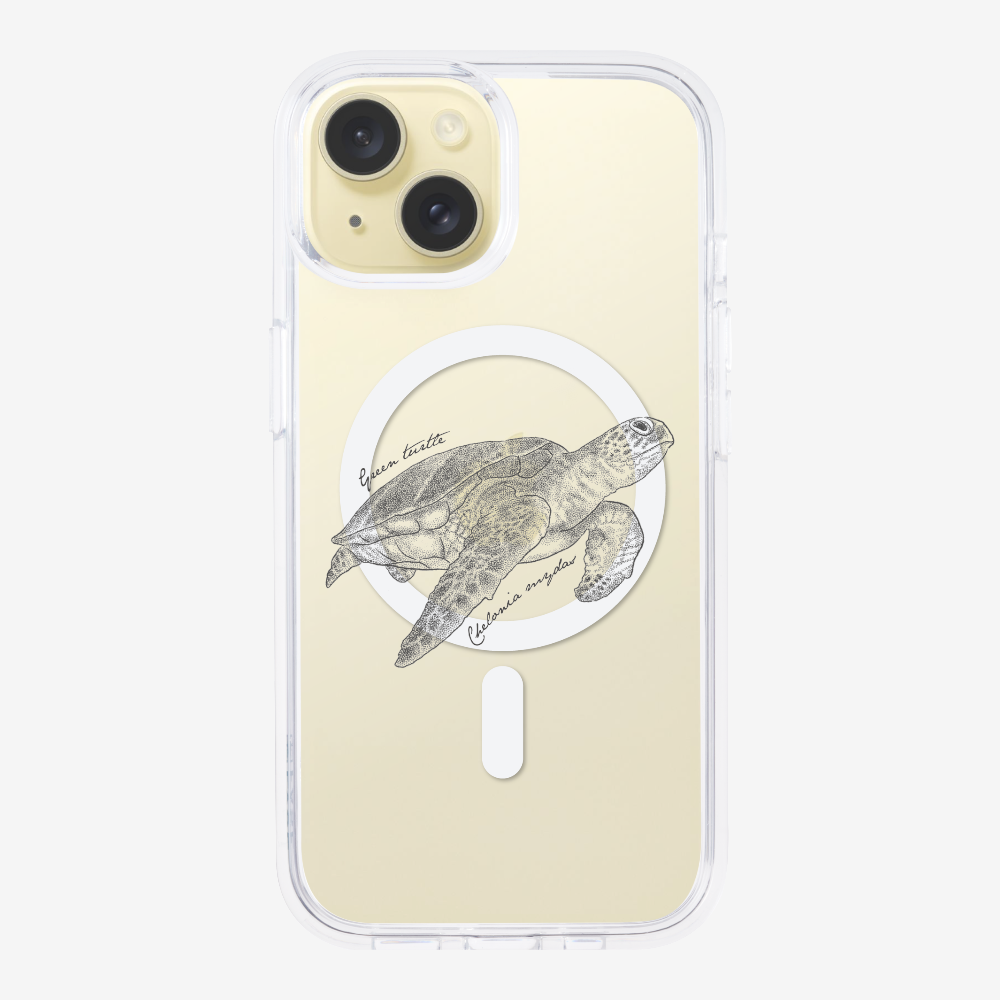 Green Turtle (Chelonia mydas) Phone Case