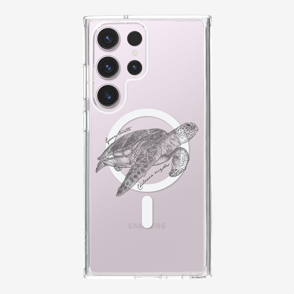 Green Turtle (Chelonia mydas) Phone Case