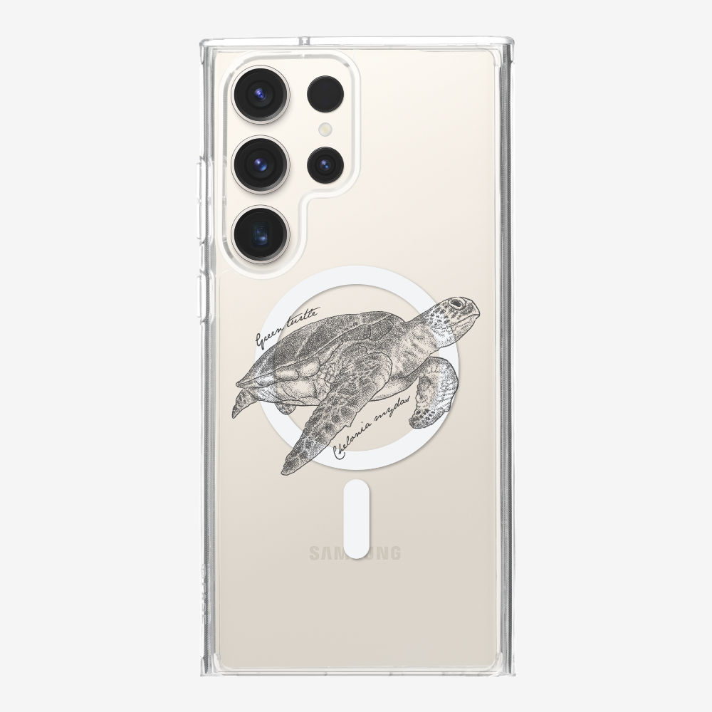 Green Turtle (Chelonia mydas) Phone Case