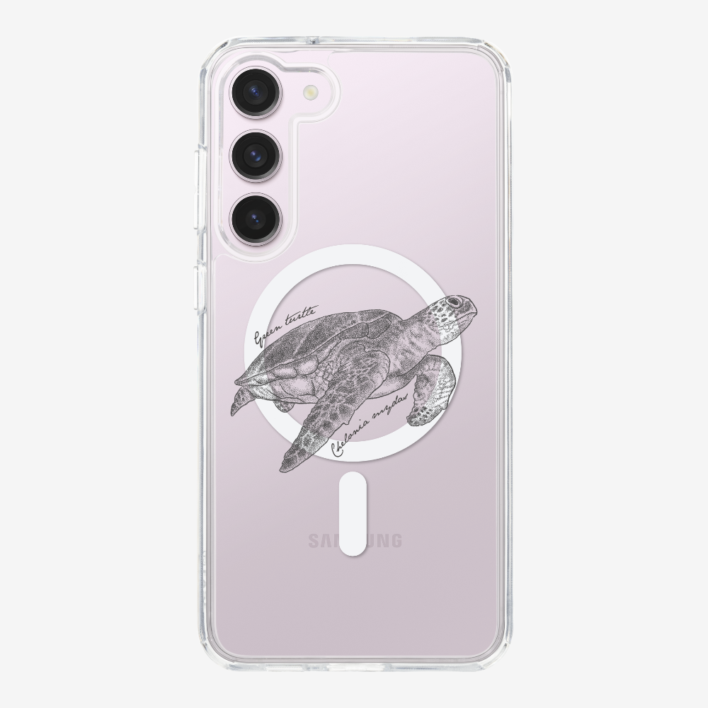 Green Turtle (Chelonia mydas) Phone Case