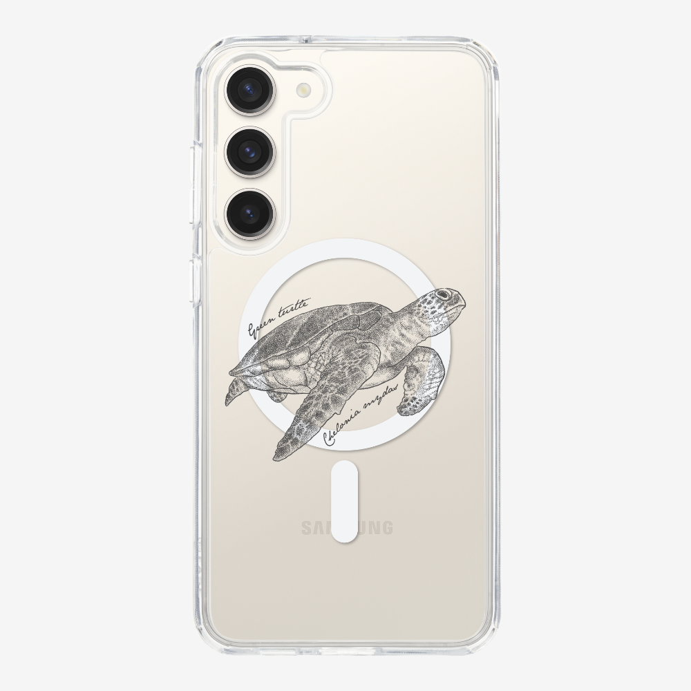 Green Turtle (Chelonia mydas) Phone Case