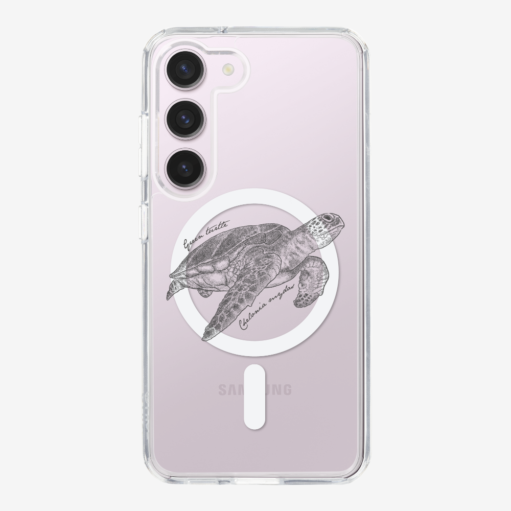 Green Turtle (Chelonia mydas) Phone Case