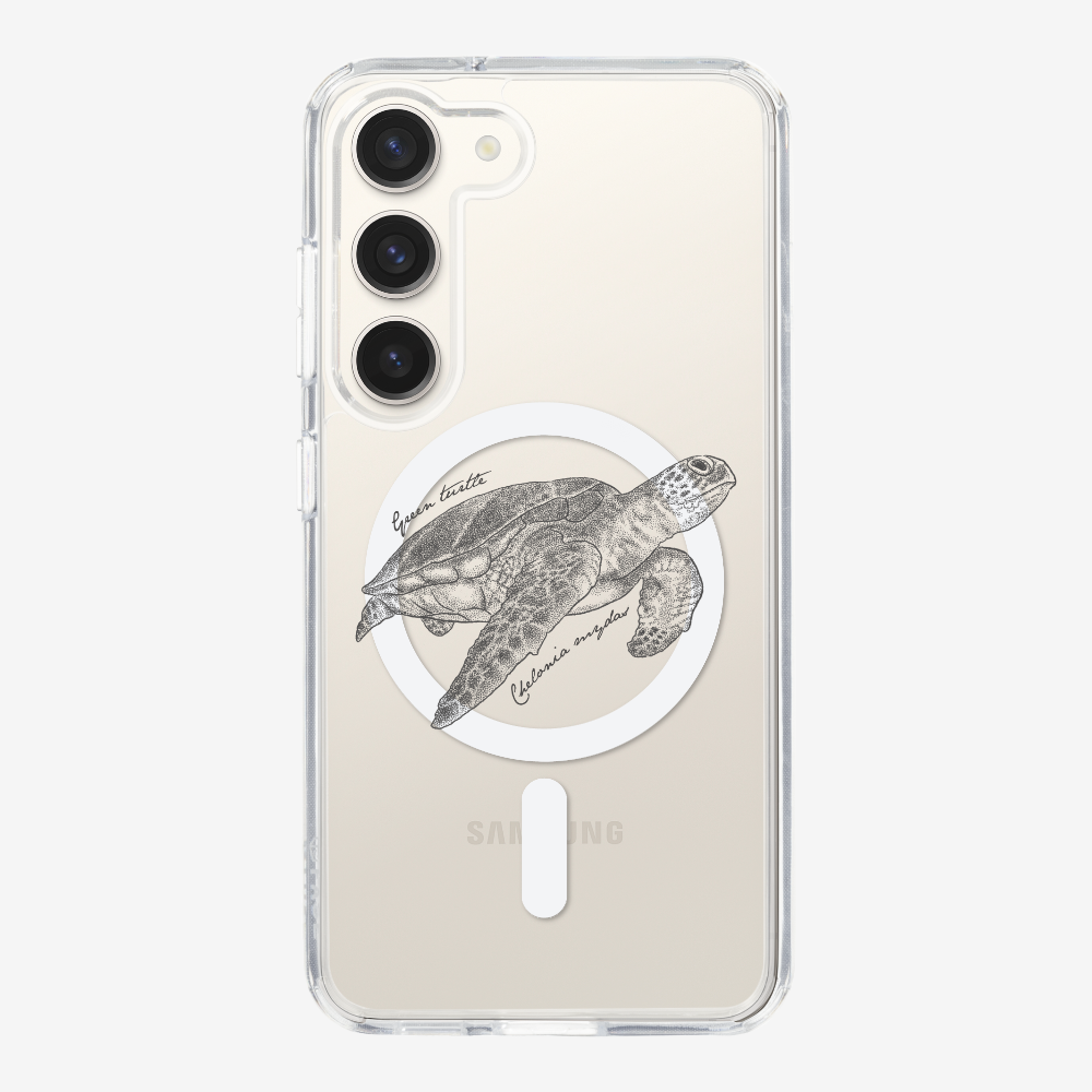 Green Turtle (Chelonia mydas) Phone Case