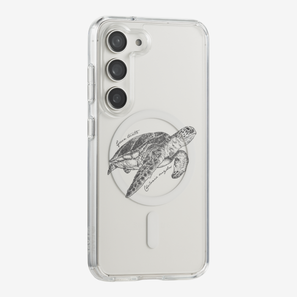 Green Turtle (Chelonia mydas) Phone Case