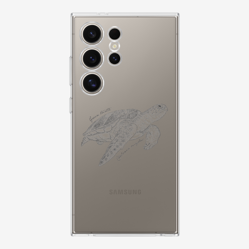 Green Turtle (Chelonia mydas) Phone Case