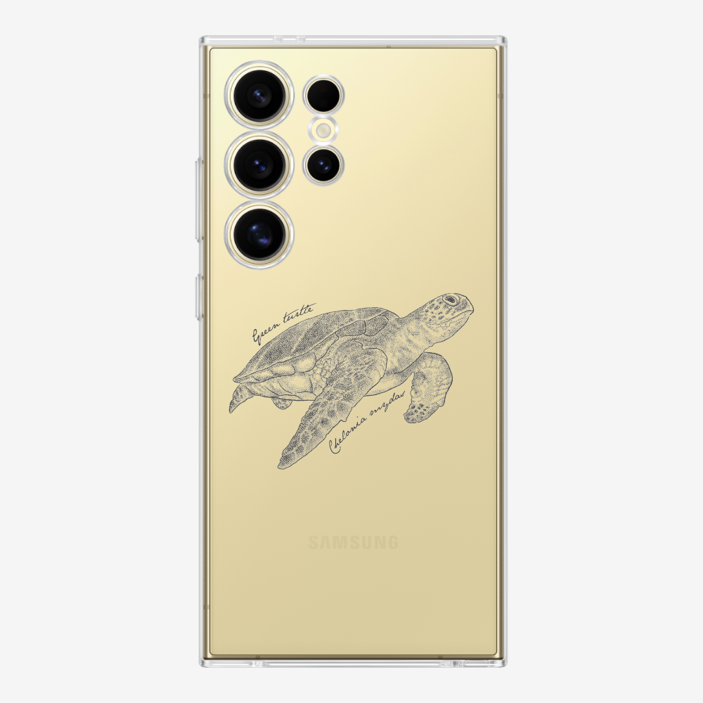 Green Turtle (Chelonia mydas) Phone Case