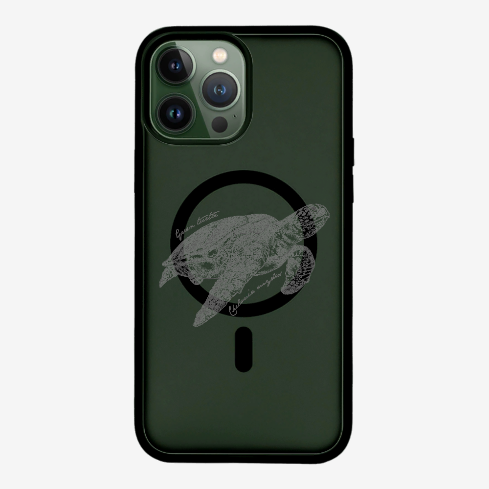 Green Turtle (Chelonia mydas) Phone Case