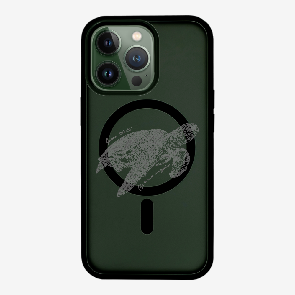 Green Turtle (Chelonia mydas) Phone Case