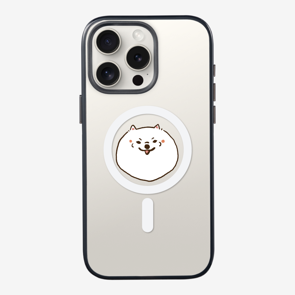 Germany White Pomeranian Phone Case