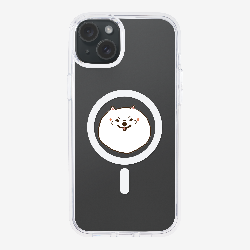 Germany White Pomeranian Phone Case