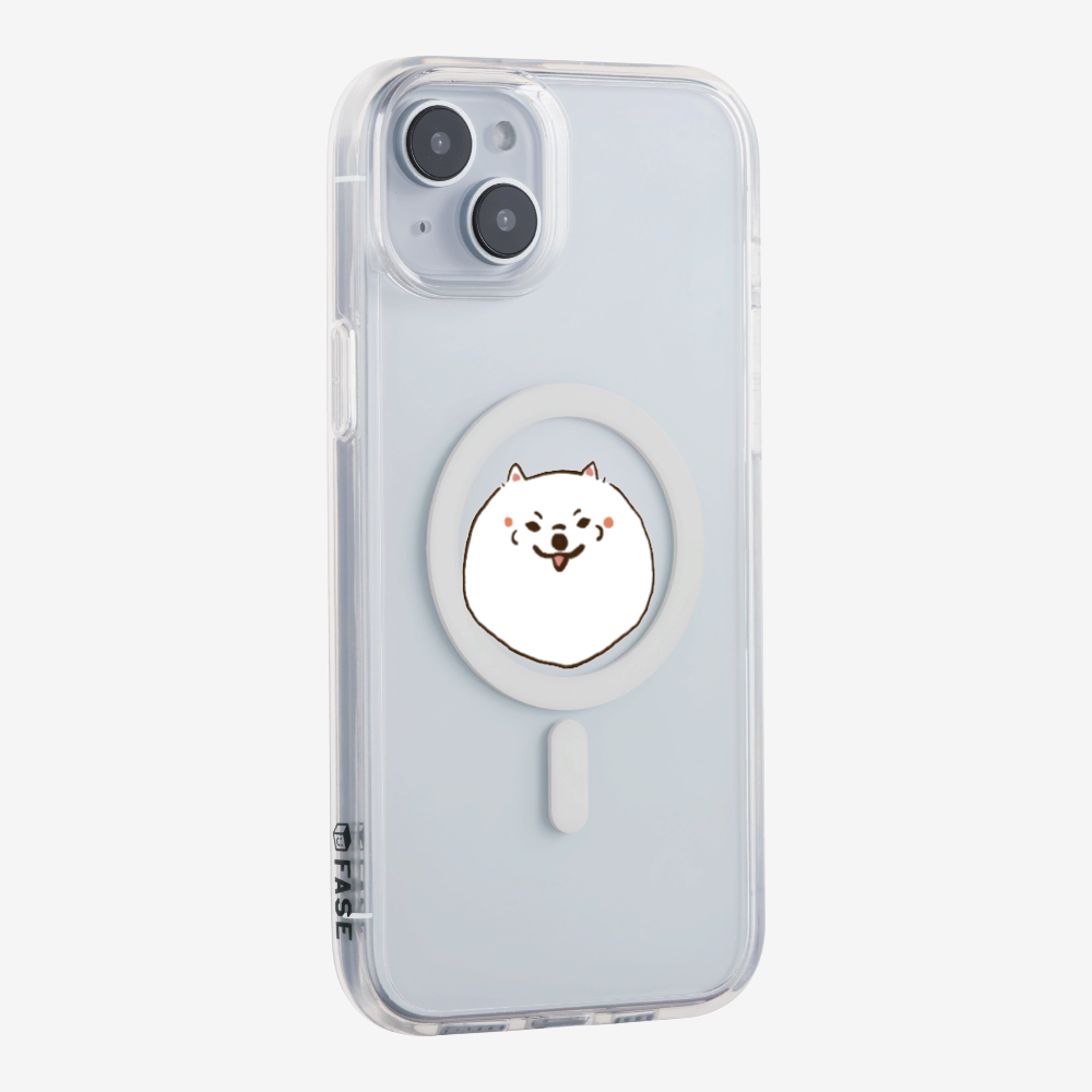 Germany White Pomeranian Phone Case