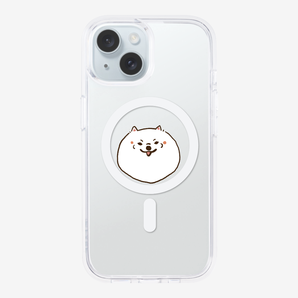 Germany White Pomeranian Phone Case