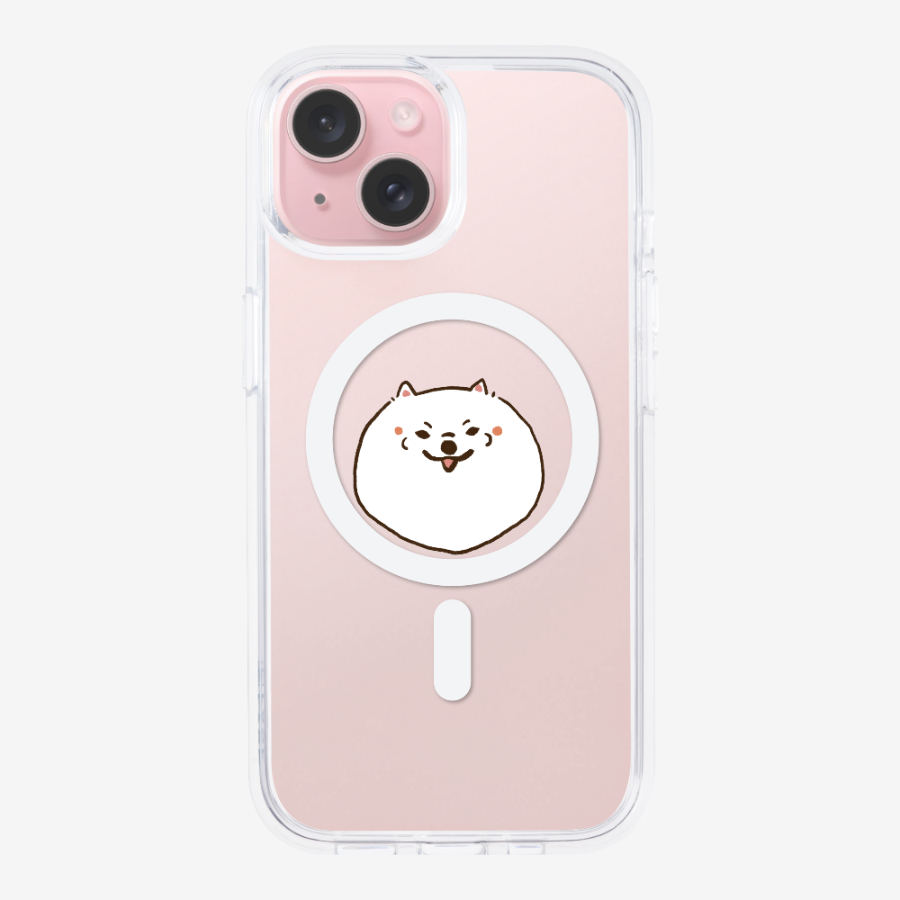 Germany White Pomeranian Phone Case