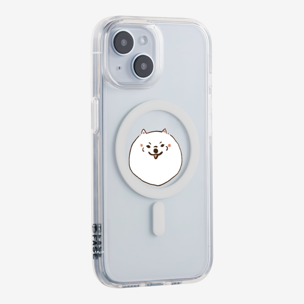 Germany White Pomeranian Phone Case