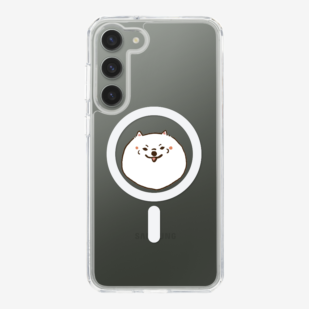 Germany White Pomeranian Phone Case