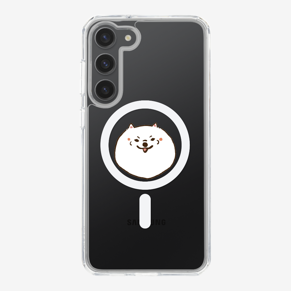 Germany White Pomeranian Phone Case