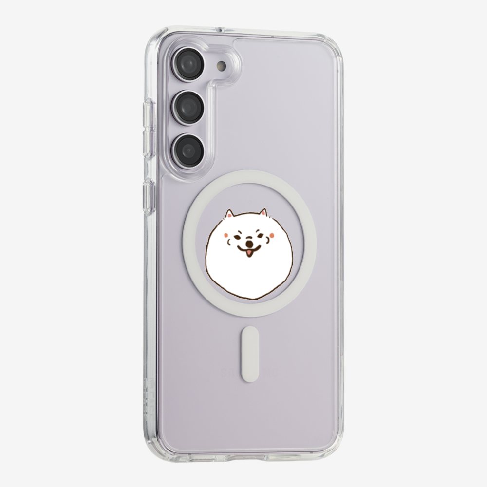 Germany White Pomeranian Phone Case