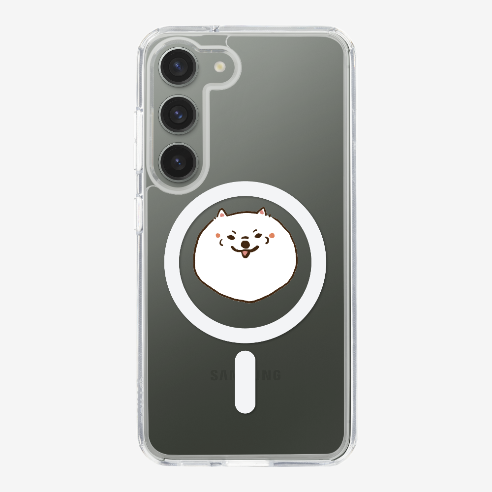 Germany White Pomeranian Phone Case