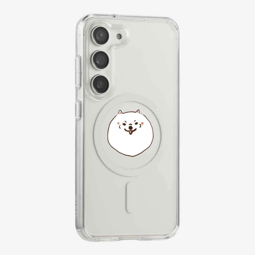 Germany White Pomeranian Phone Case