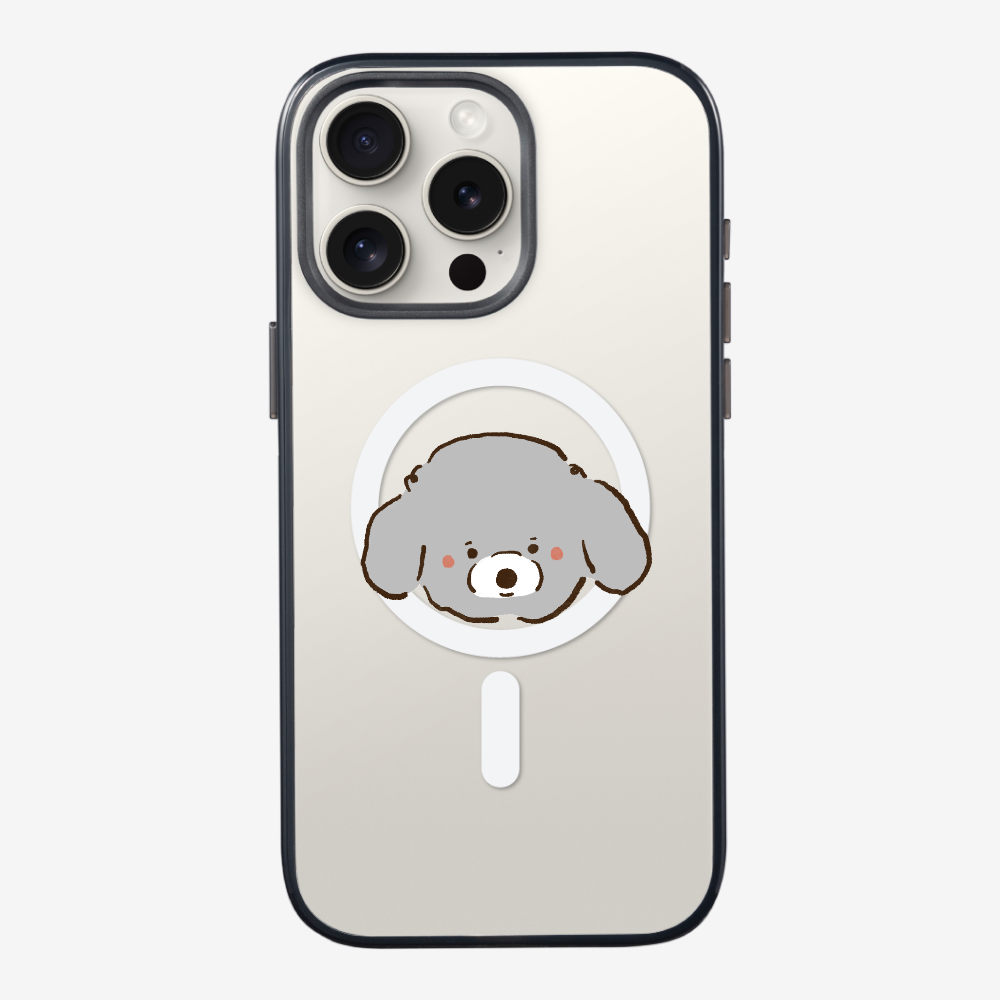 Germany Grey Poodle Phone Case