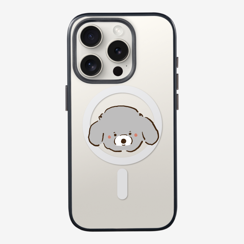 Germany Grey Poodle Phone Case